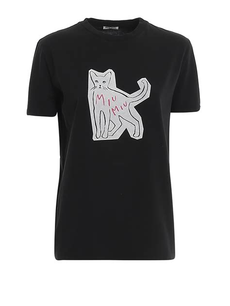 miu miu kitten shirt|miu shirts and sweatshirts.